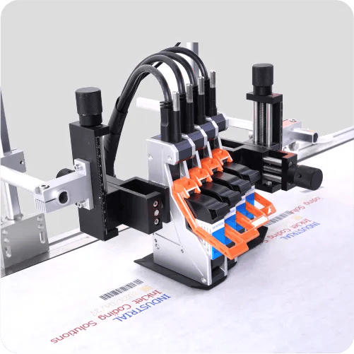 Image of Bentsai E64P's 4 print heads printing